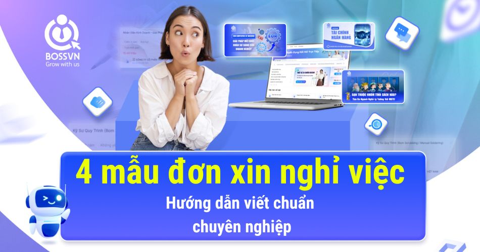 4 mẫu đơn xin nghỉ việc phổ biến – Hướng dẫn viết chuẩn và chuyên nghiệp