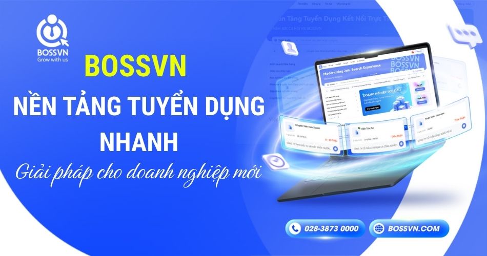 Nền tảng tuyển dụng nhanh BOSSVN – Giải pháp cho doanh nghiệp mới