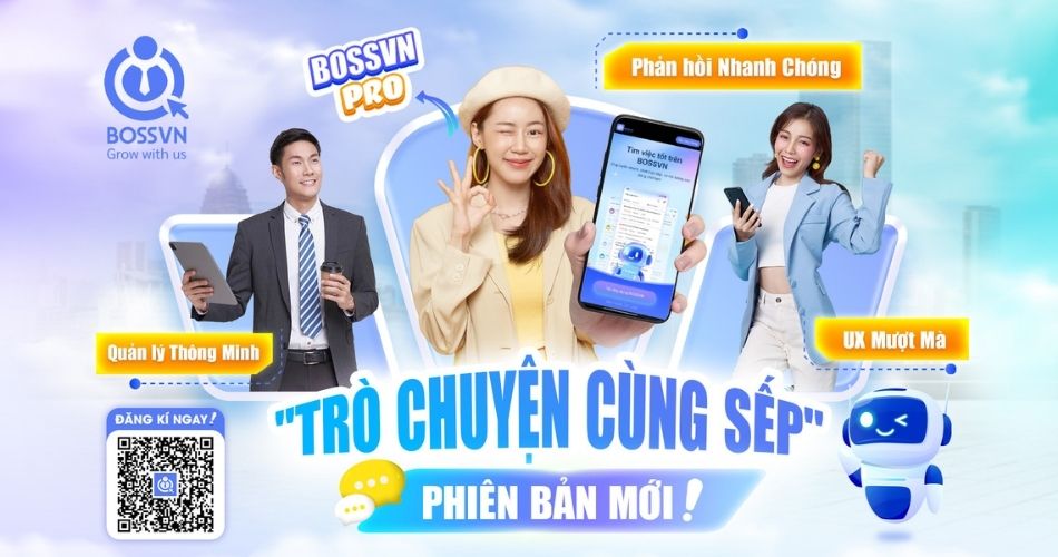 3 giá trị nổi bật trong bản Cập nhật tính năng Chat trên app tuyển dụng BOSSVN PRO